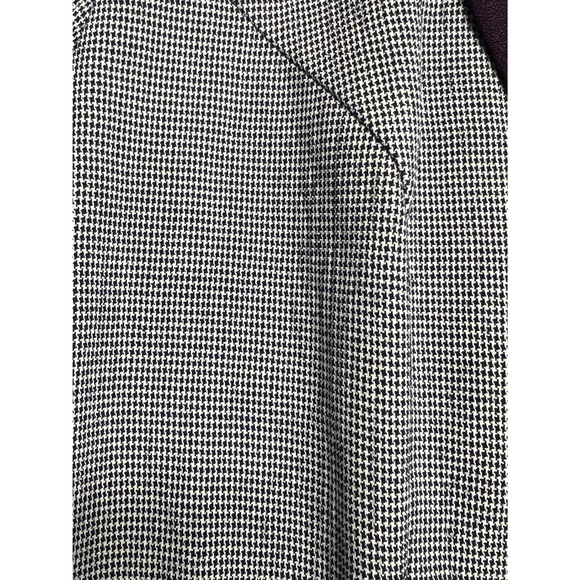 Vintage Womens Blazer Equestrian Harness Ring Detail Houndstooth Academia - Picture 12 of 16